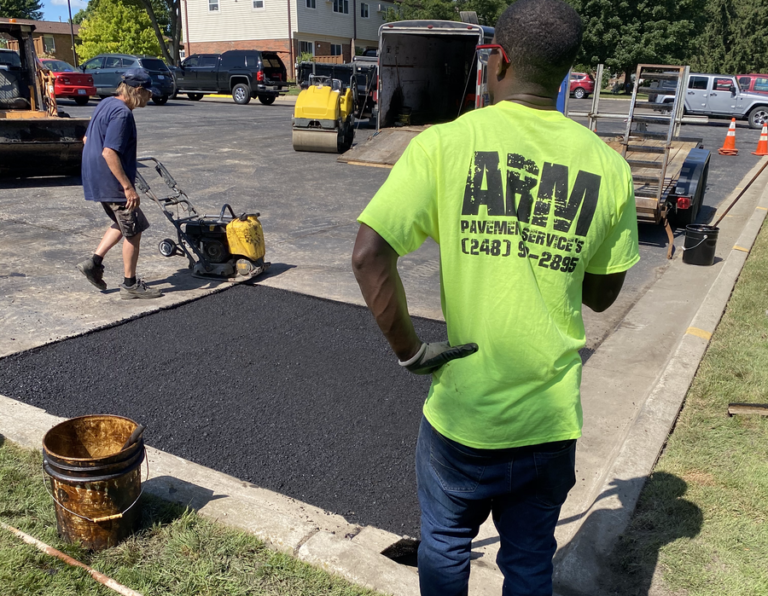 ARM Pavement Services Detroit Michigan Asphalt Pavement Paving image asphalt patching