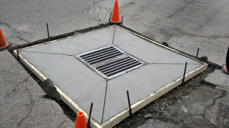 ARM Pavement Services Detroit Michigan Concrete catch basin Pavement Paving image